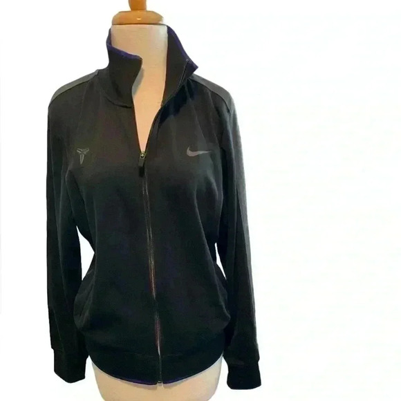 RARE 2011 NIKE KOBE BRYANT VENOMENON BLACK TRACK JACKET SIZE SMALL NICE!!! - Picture 1 of 14